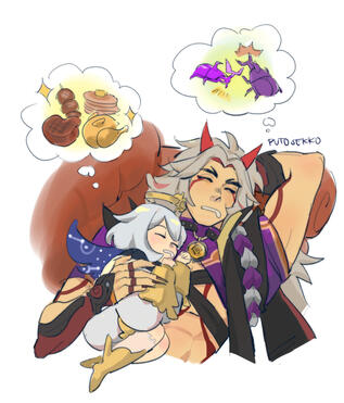 2022 Itto and Paimon 2022 Itto and Paimon